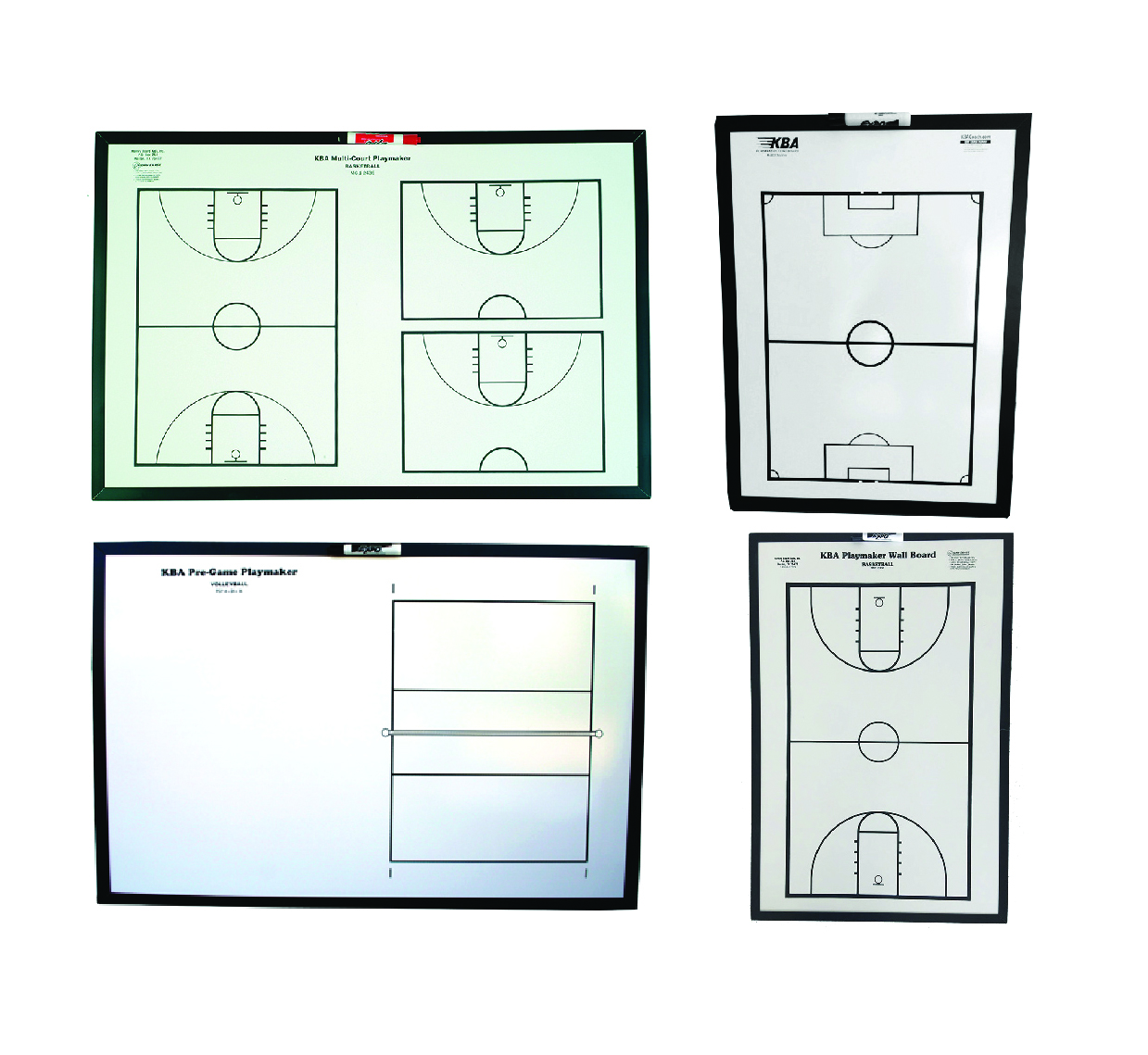24 x 36 KBA Multi-Court Basketball Playmaker Whiteboard