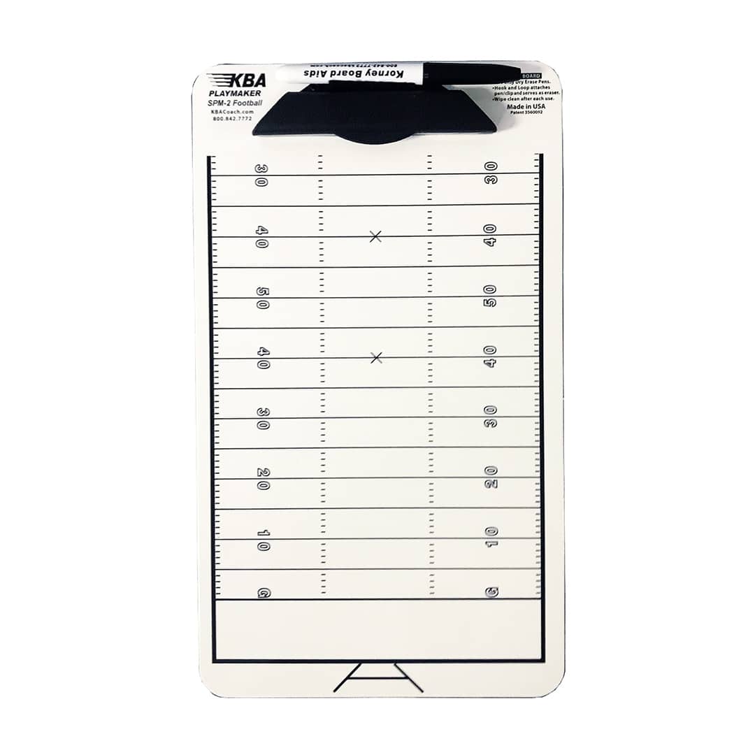 Crown Sporting Goods Football Coaching Kit - Set Includes Dry Erase  Clipboard and Whistle - Draw Up Plays, Run Drills, Practice Schemes for  Offense or Defense 