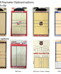 Alternative view of KBA Custom Volleyball Clipboard