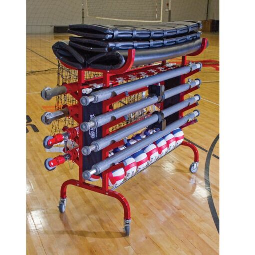 Portable Volleyball Equipment Cart