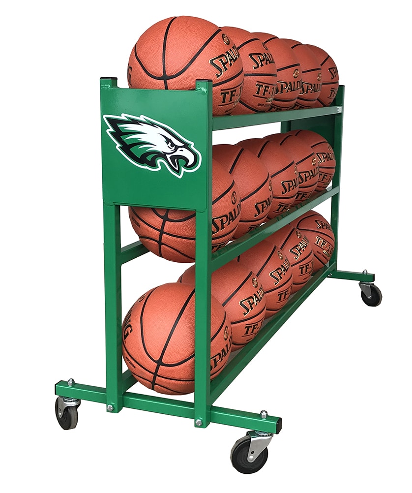 Wilson Basketball Storage Cart Holds 15 Balls 