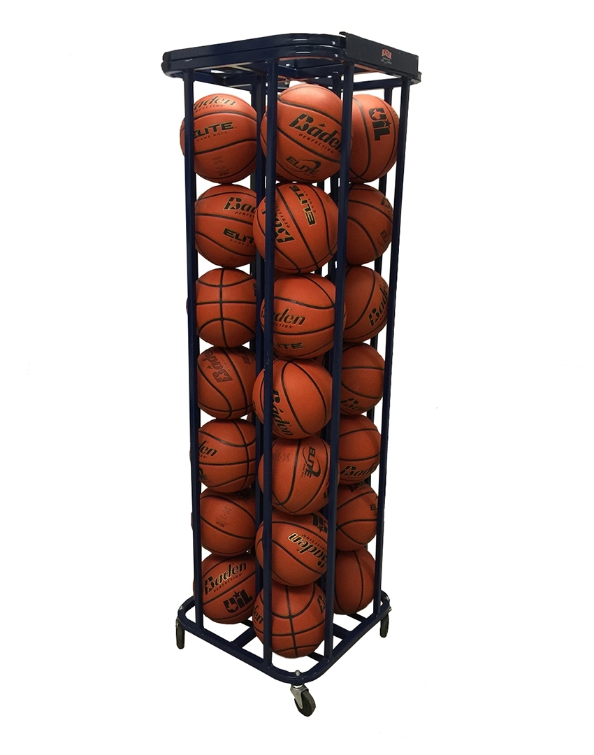 per Palloni da Pallavolo Size : 5-Tier Stoccaggio di Racchette da Badminton ZLI Carrello Porta Palline Rack Verticale Bifacciale Robusto Espositore da Basket in Acciaio Inossidabile 