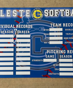 Custom Magnetic Softball Team Goals