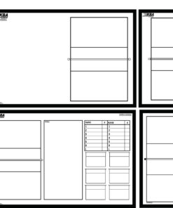 KBA Dry Erase Volleyball Whiteboards - Magnetic Volleyball Whiteboards