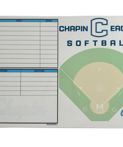 KBA Magnetic Softball Coaching Whiteboard for locker room or dug out - wall mount