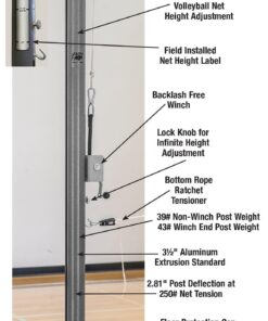 Bison Aluminum Volleyball System